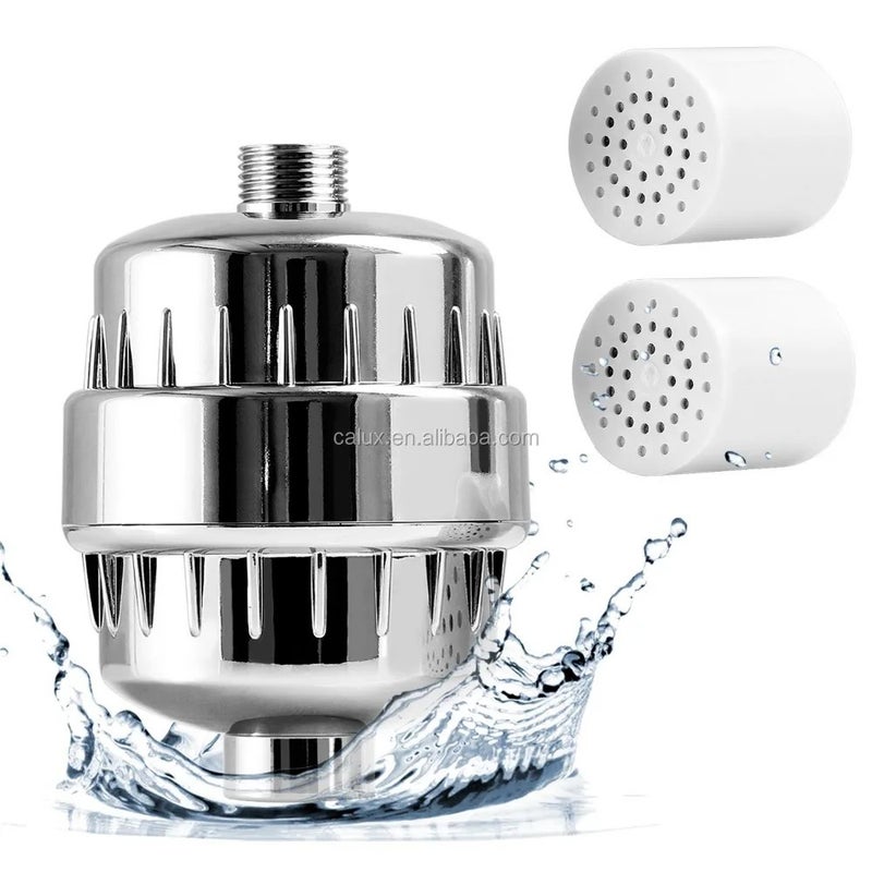 Bluejw High Output 8-Stage Shower Filter - Universal Showerhead Filter Removes Chlorine, Harmful Substances - KDF & Carbon Filtration for Healthy Water - Image 2